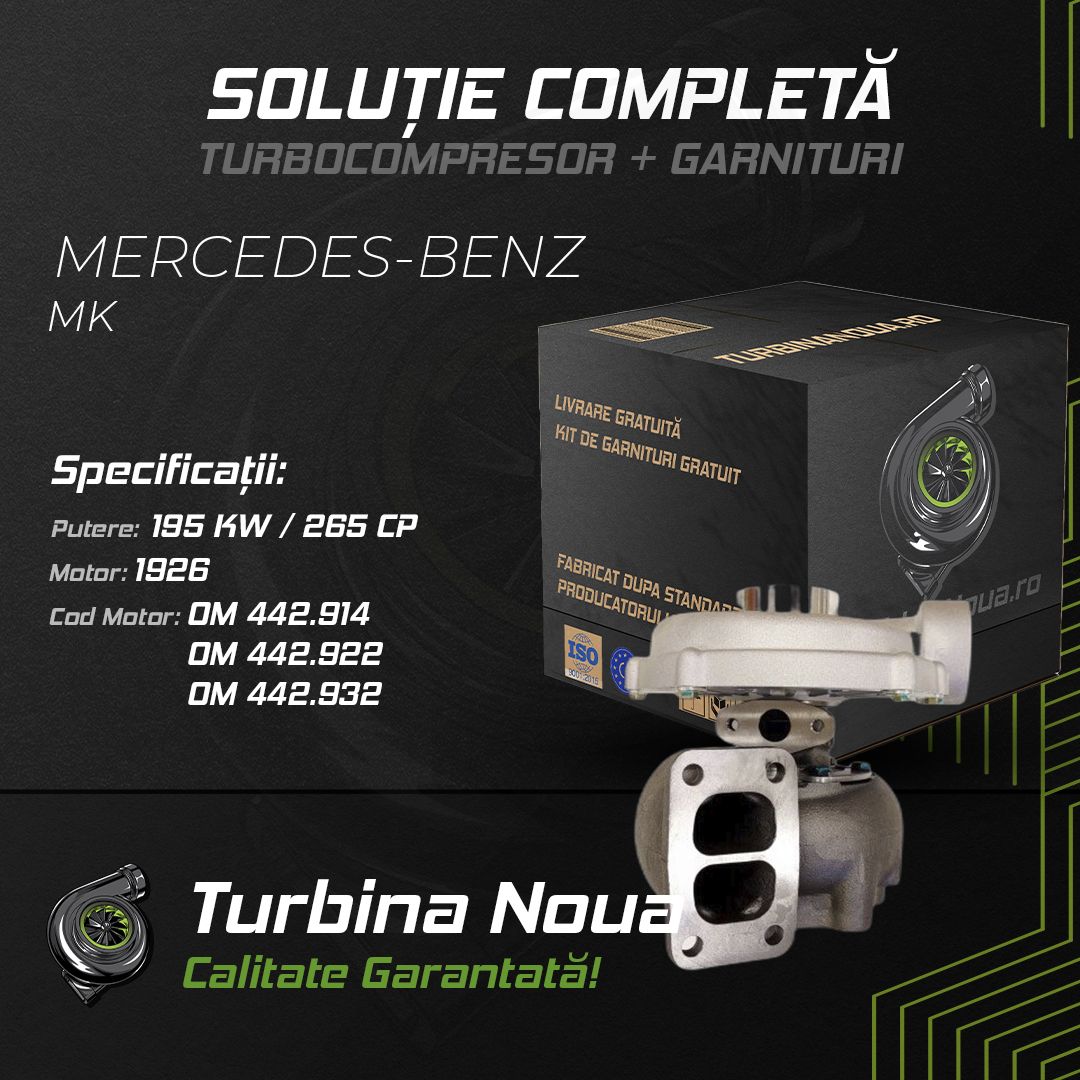 Turbina MERCEDES-BENZ MK 1926 195 KW / 265 CP Noua - Image 2