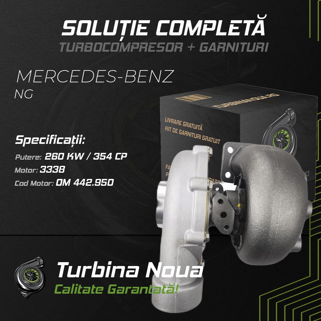 Turbina MERCEDES-BENZ NG 3338 260 KW / 354 CP Noua - Image 2