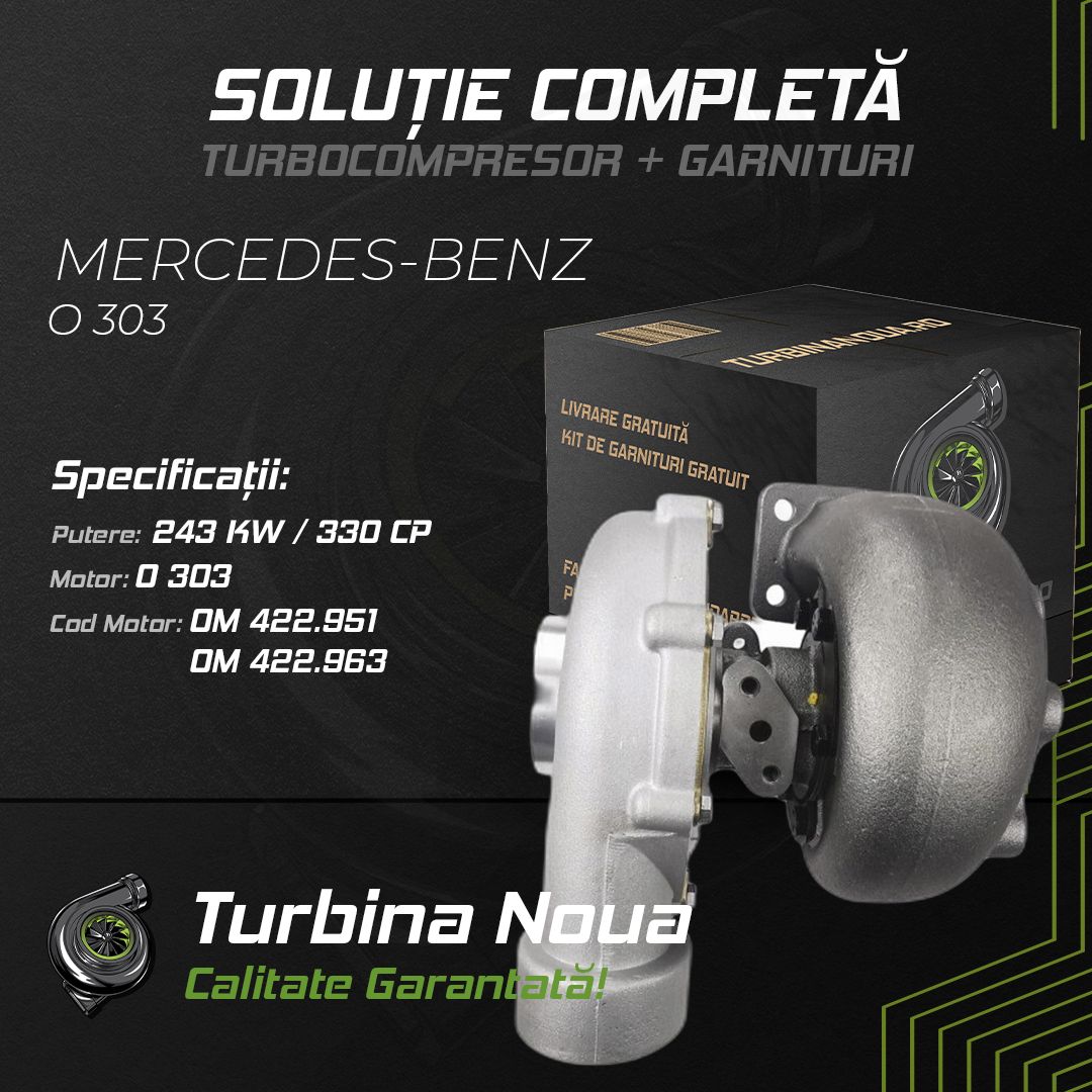 Turbina MERCEDES-BENZ O 303 O 303 243 KW / 330 CP Noua - Image 2