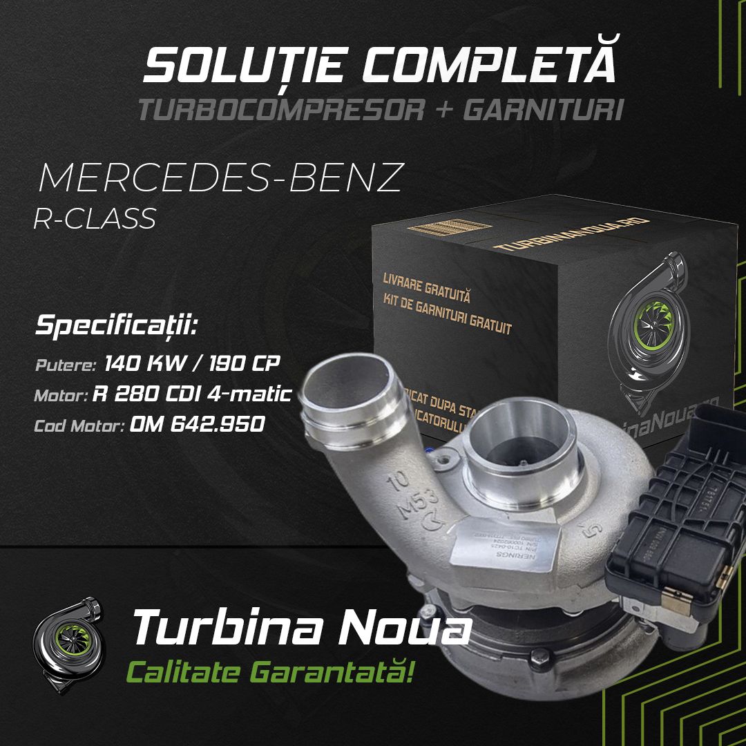 Turbina MERCEDES-BENZ R-CLASS R 280 CDI 4-matic 140 KW / 190 CP Noua - Image 2