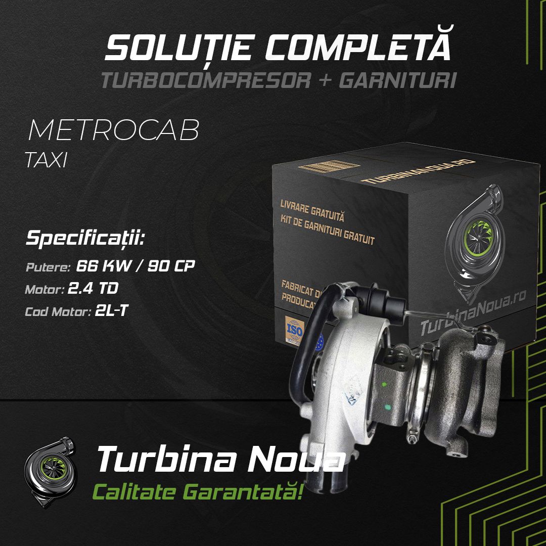 Turbina METROCAB TAXI 2.4 TD 66 KW / 90 CP Noua - Image 2