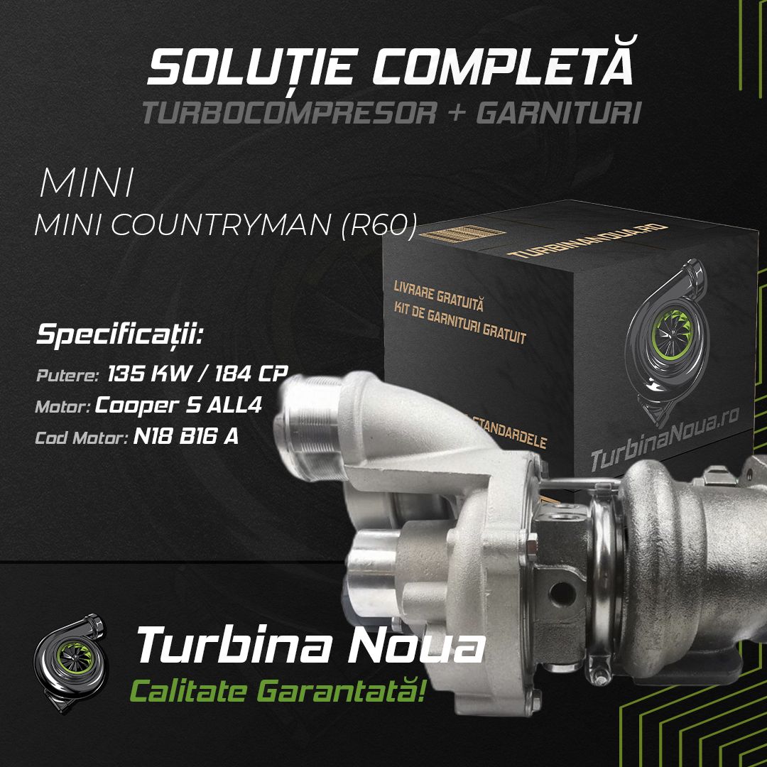 Turbina MINI MINI COUNTRYMAN Cooper S ALL4 135 KW / 184 CP Noua - Image 2