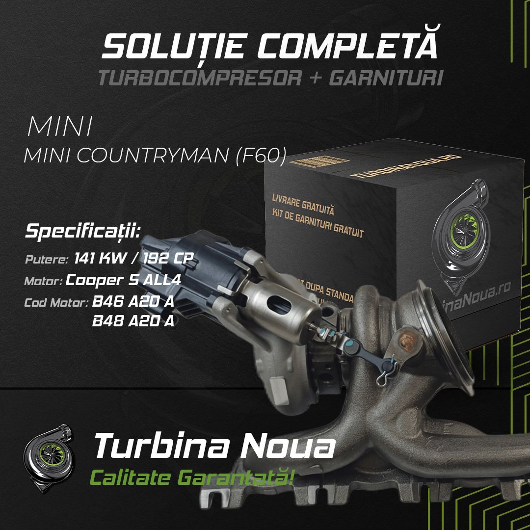 Turbina MINI MINI COUNTRYMAN Cooper S ALL4 141 KW / 192 CP Noua - Image 2