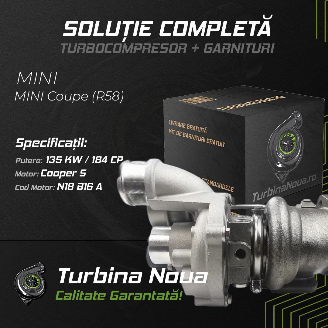 Turbina MINI MINI Coupe Cooper S 135 KW / 184 CP Noua - Image 2