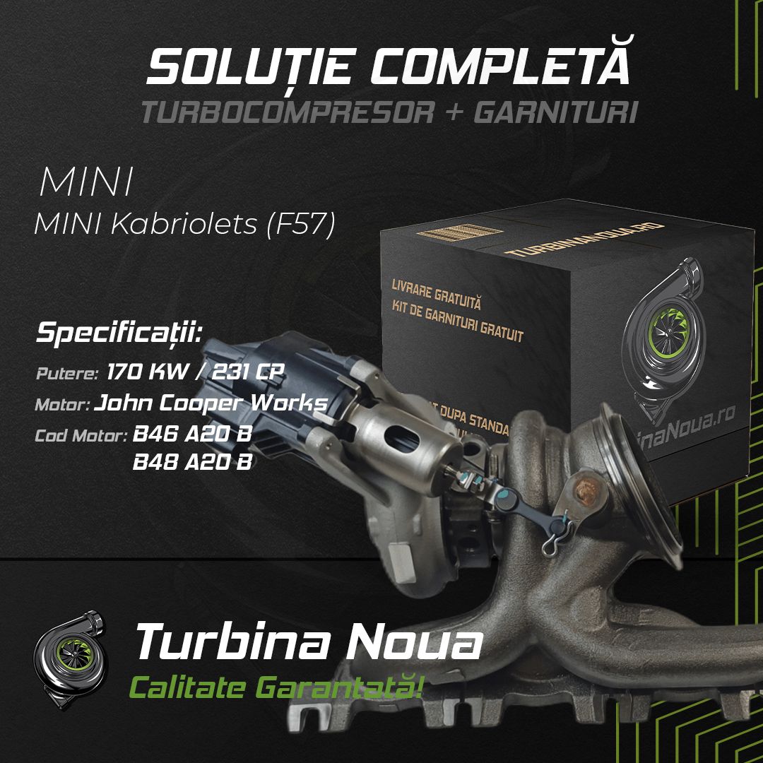 Turbina MINI MINI Kabriolets John Cooper Works 170 KW / 231 CP Noua - Image 2
