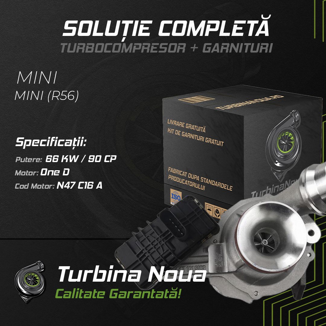 Turbina MINI MINI One D 66 KW / 90 CP Noua - Image 2