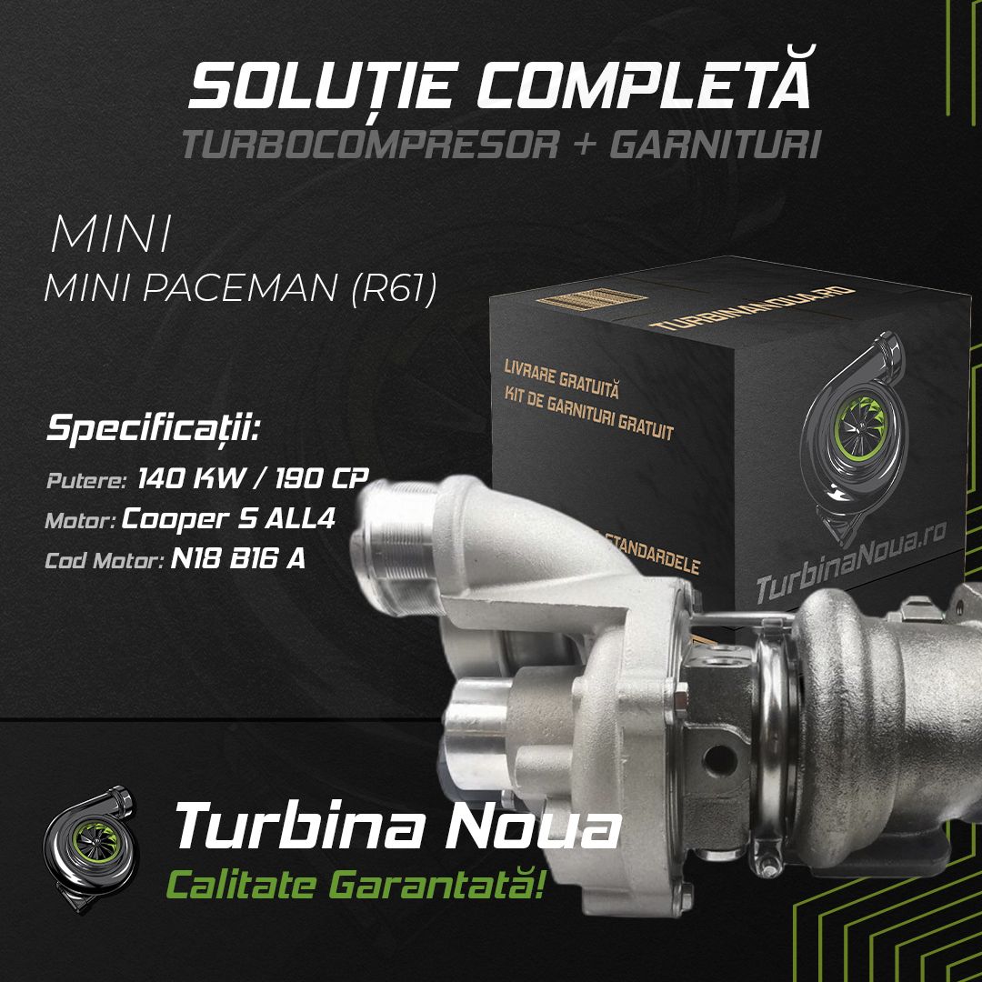 Turbina MINI MINI PACEMAN Cooper S ALL4 140 KW / 190 CP Noua - Image 2