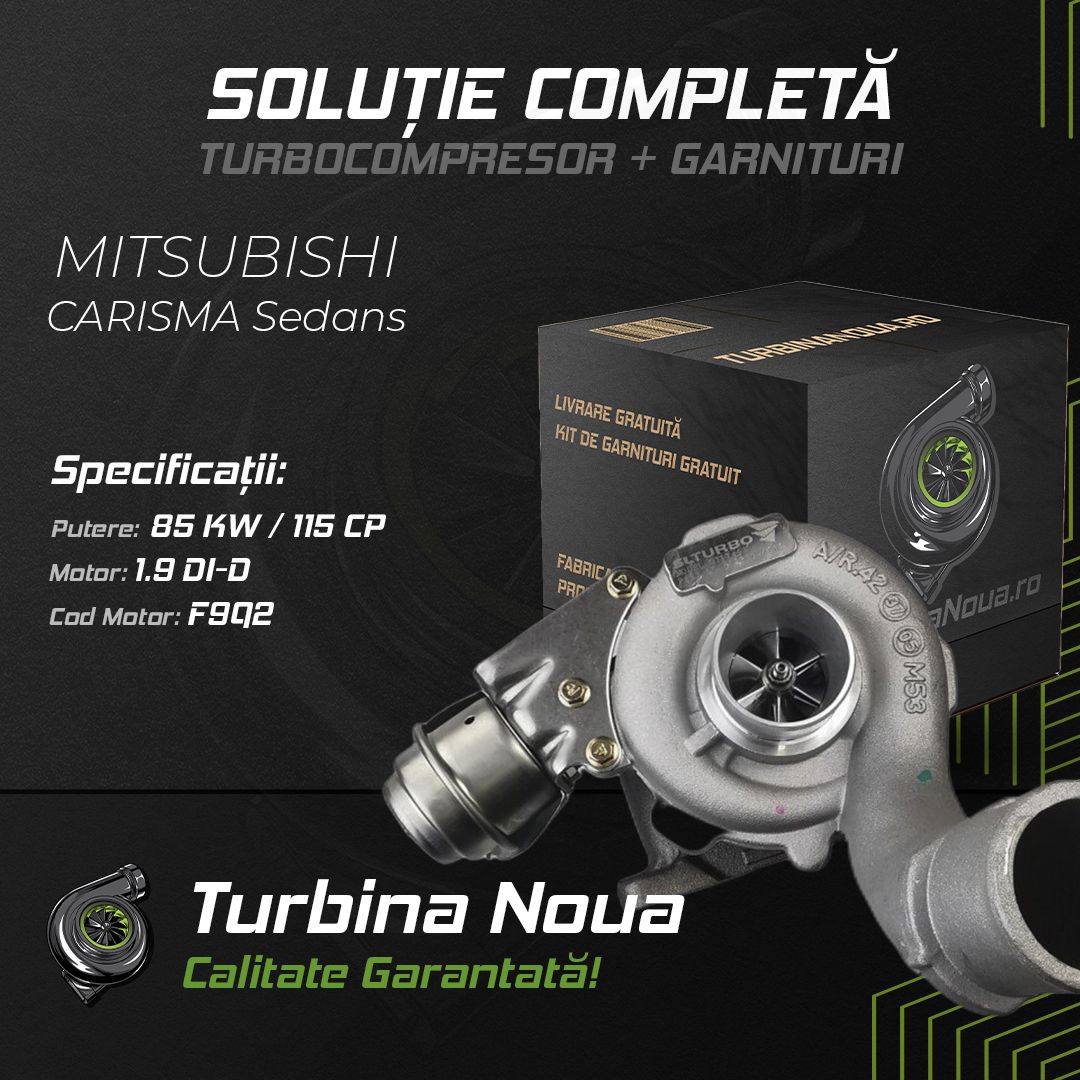 Turbina MITSUBISHI CARISMA Sedans 1.9 DI-D 85 KW / 115 CP Noua - Image 2