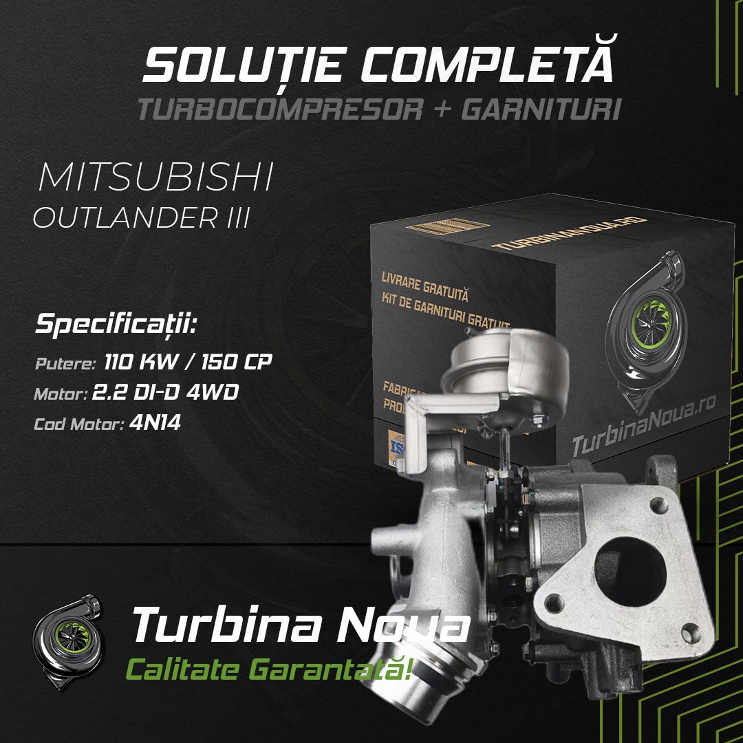 Turbina MITSUBISHI OUTLANDER III 2.2 DI-D 4WD 110 KW / 150 CP Noua - Image 2