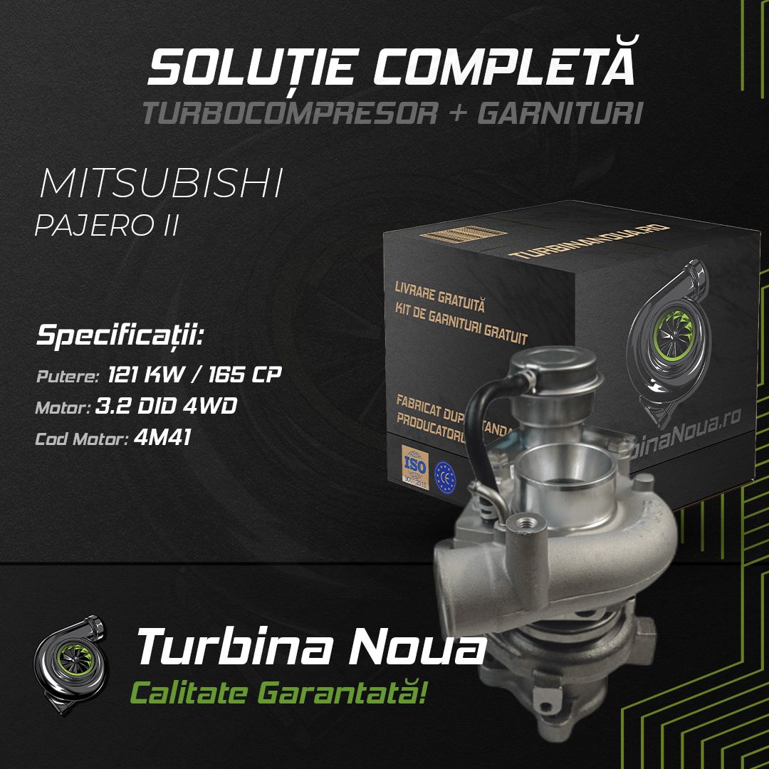 Turbina MITSUBISHI PAJERO II 3.2 DiD 4WD 121 KW / 165 CP Noua - Image 2
