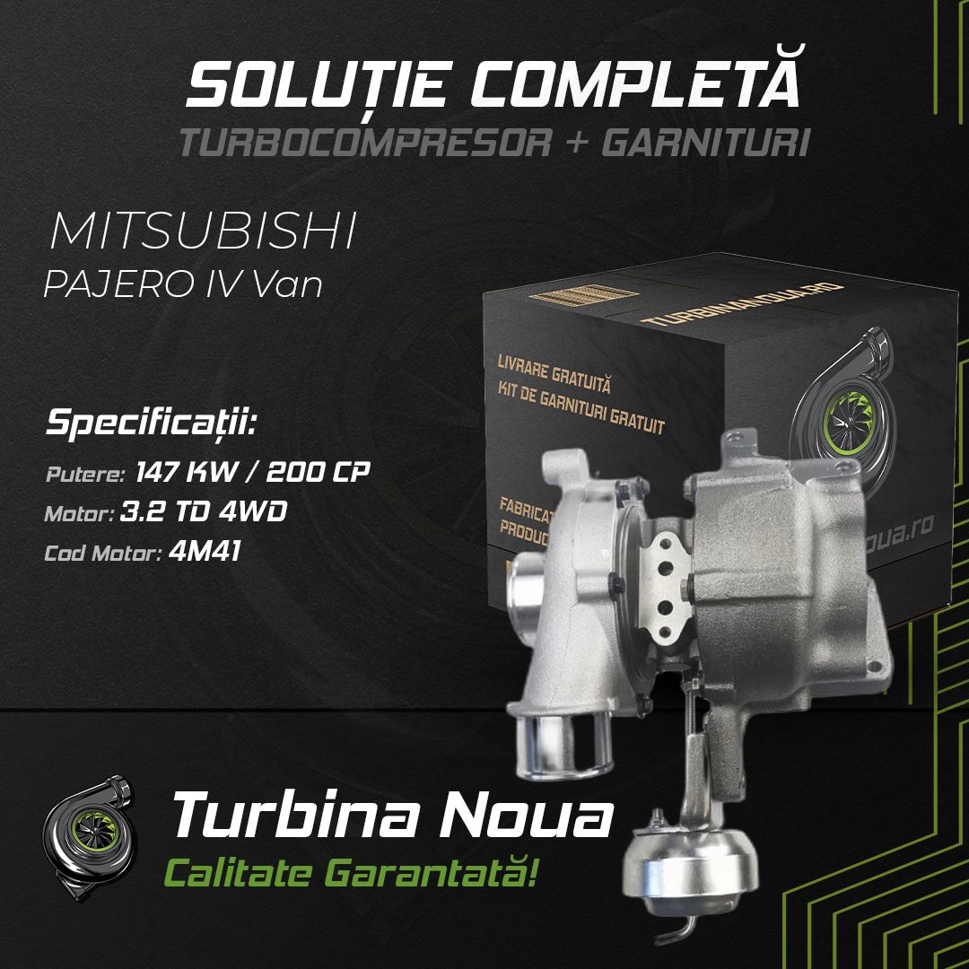 Turbina MITSUBISHI PAJERO IV Van 3.2 TD 4WD 147 KW / 200 CP Noua - Image 2