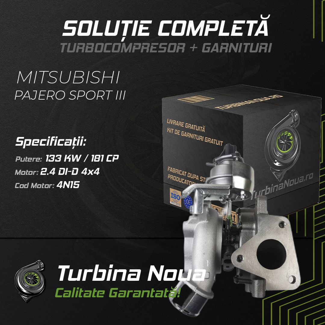Turbina MITSUBISHI PAJERO SPORT III 2.4 DI-D 4x4 133 KW / 181 CP Noua - Image 2