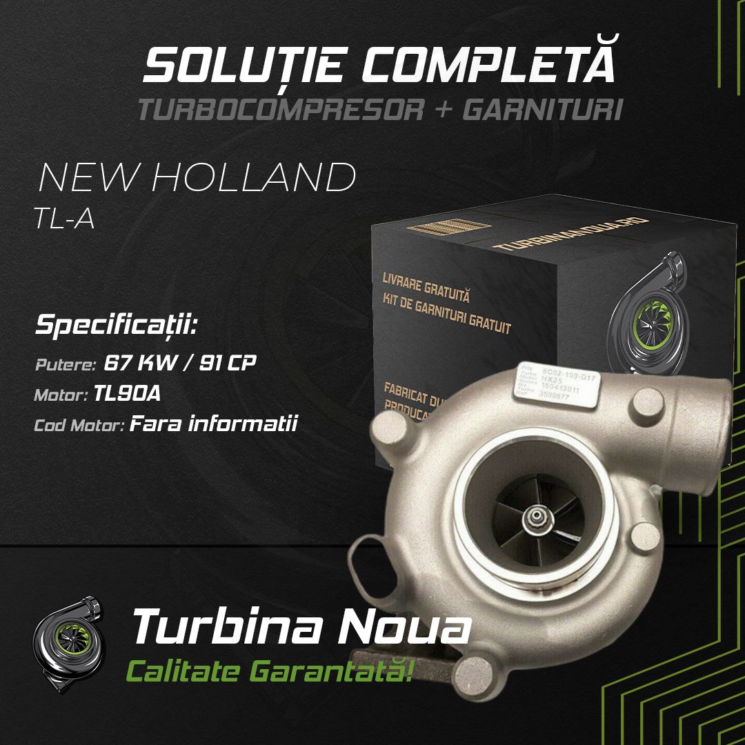 Turbina NEW HOLLAND TL-A TL90A 67 KW / 91 CP Noua - Image 2