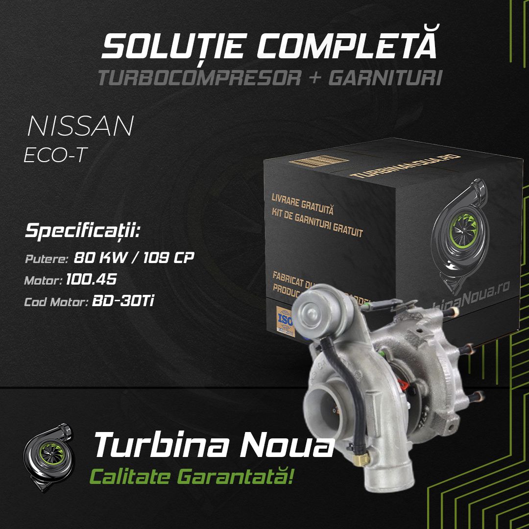 Turbina NISSAN ECO-T 100.45 80 KW / 109 CP Noua - Image 2