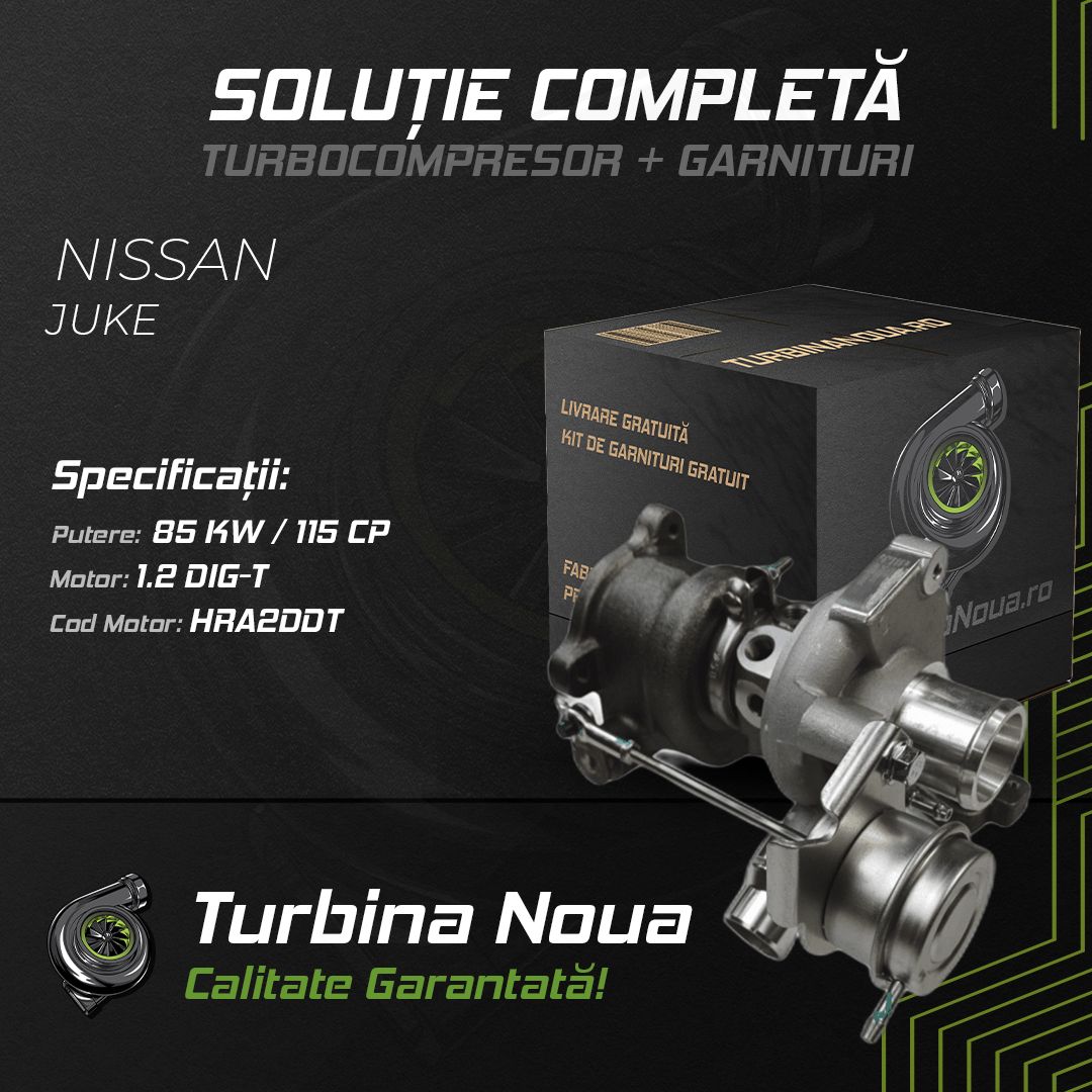 Turbina NISSAN JUKE 1.2 DIG-T 85 KW / 115 CP Noua - Image 2