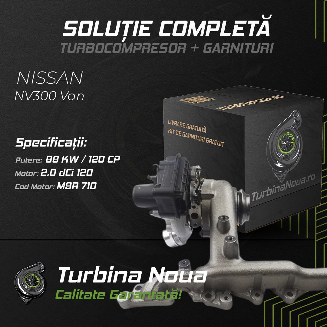 Turbina NISSAN NV300 Van 2.0 dCi 120 88 KW / 120 CP Noua - Image 2