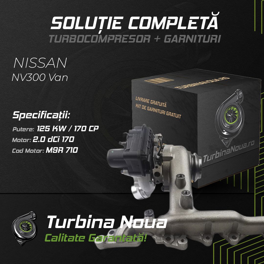 Turbina NISSAN NV300 Van 2.0 dCi 170 125 KW / 170 CP Noua - Image 2