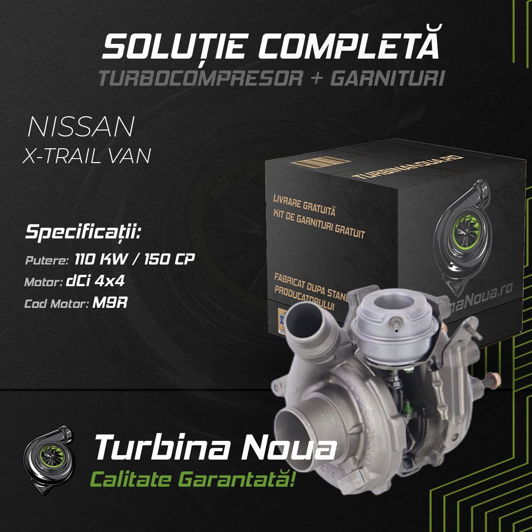 Turbina NISSAN X-TRAIL VAN dCi 4x4 110 KW / 150 CP Noua - Image 2