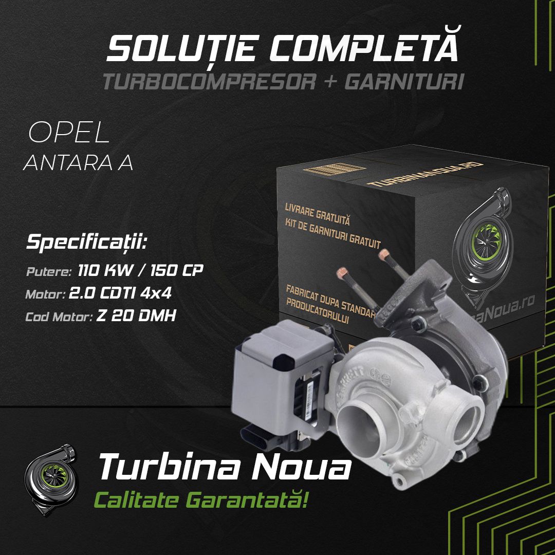 Turbina OPEL ANTARA A 2.0 CDTI 4x4 110 KW / 150 CP Noua - Image 2
