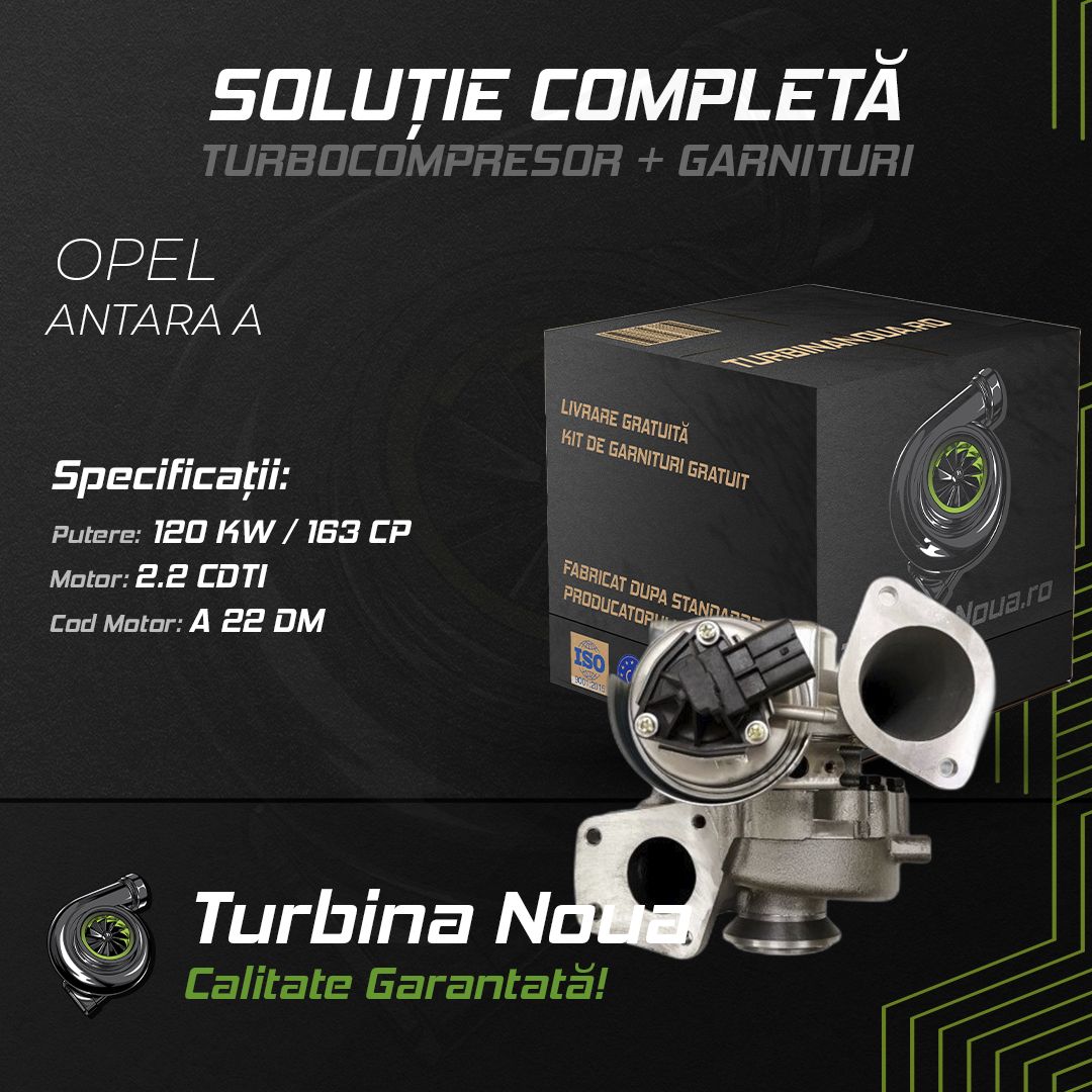 Turbina OPEL ANTARA A 2.2 CDTi 120 KW / 163 CP Noua - Image 2