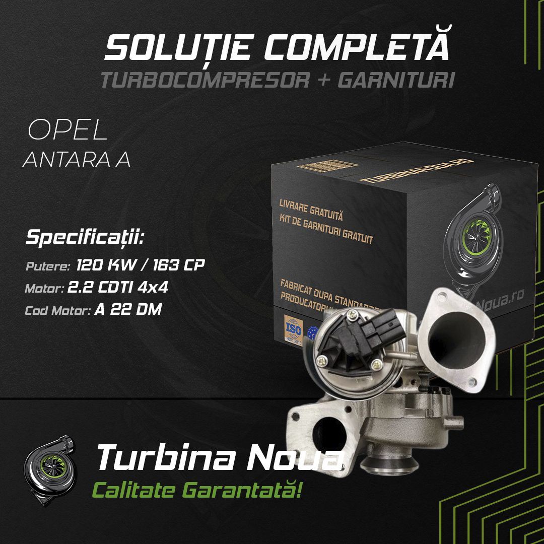 Turbina OPEL ANTARA A 2.2 CDTi 4x4 120 KW / 163 CP Noua - Image 2