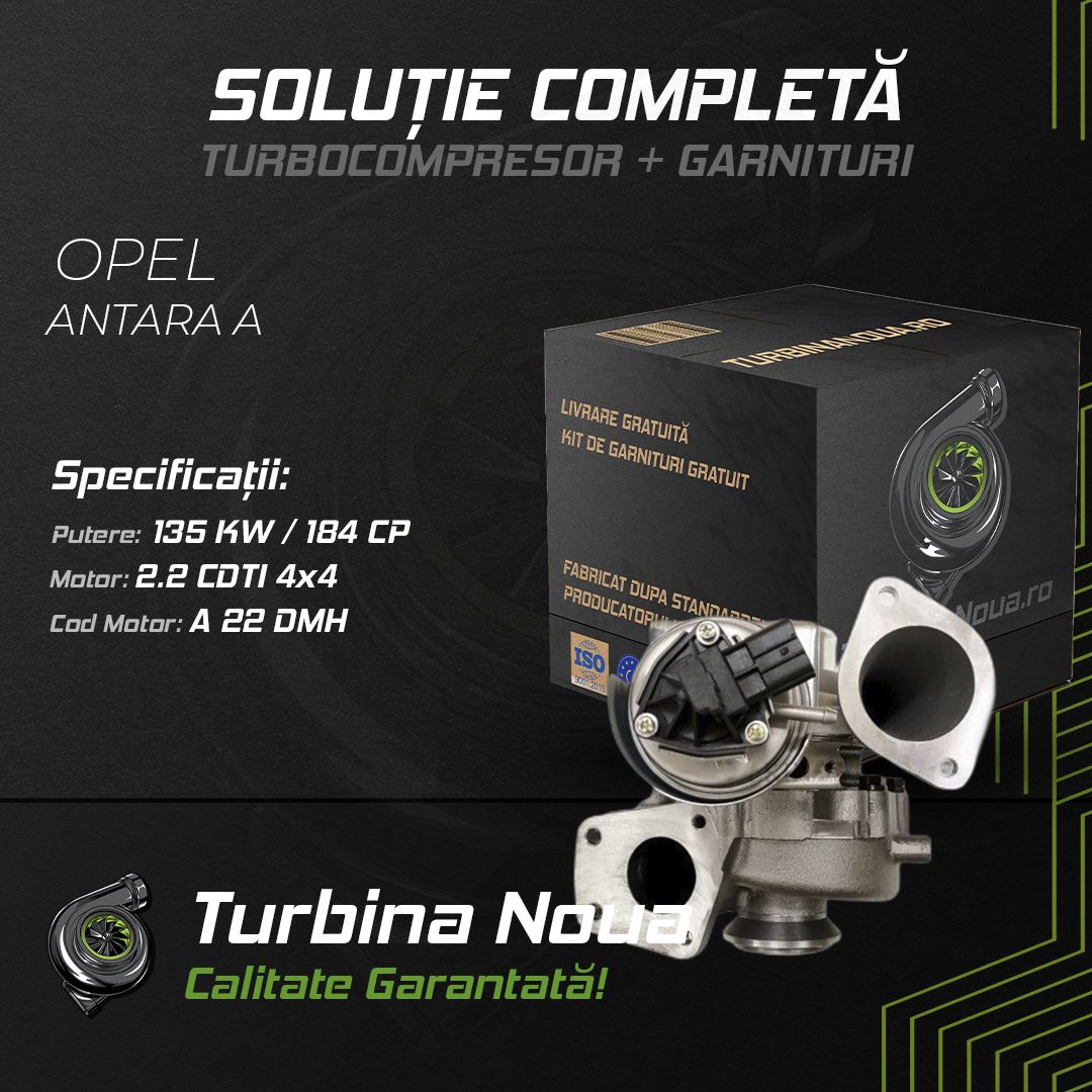 Turbina OPEL ANTARA A 2.2 CDTi 4x4 135 KW / 184 CP Noua - Image 2
