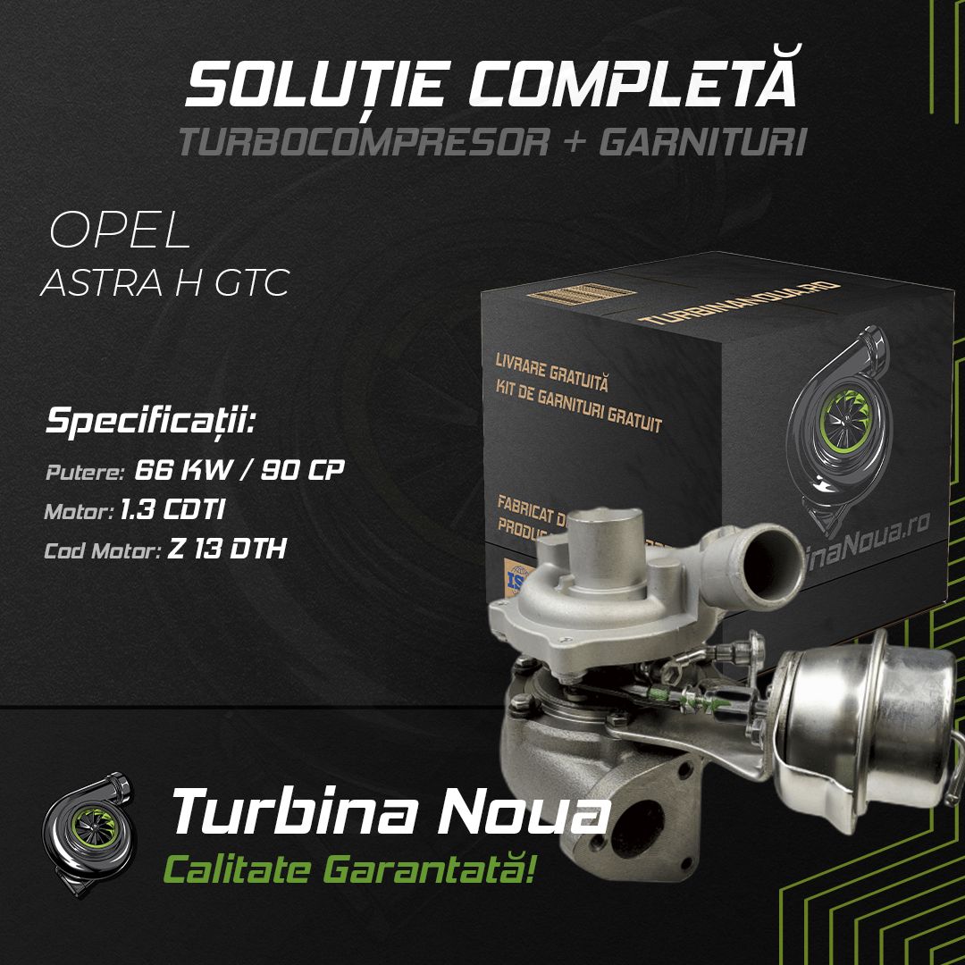 Turbina OPEL ASTRA H GTC 1.3 CDTI 66 KW / 90 CP Noua - Image 2