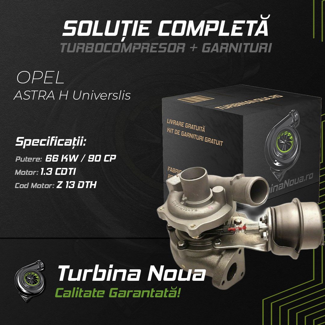 Turbina OPEL ASTRA H Universlis 1.3 CDTI 66 KW / 90 CP Noua - Image 2