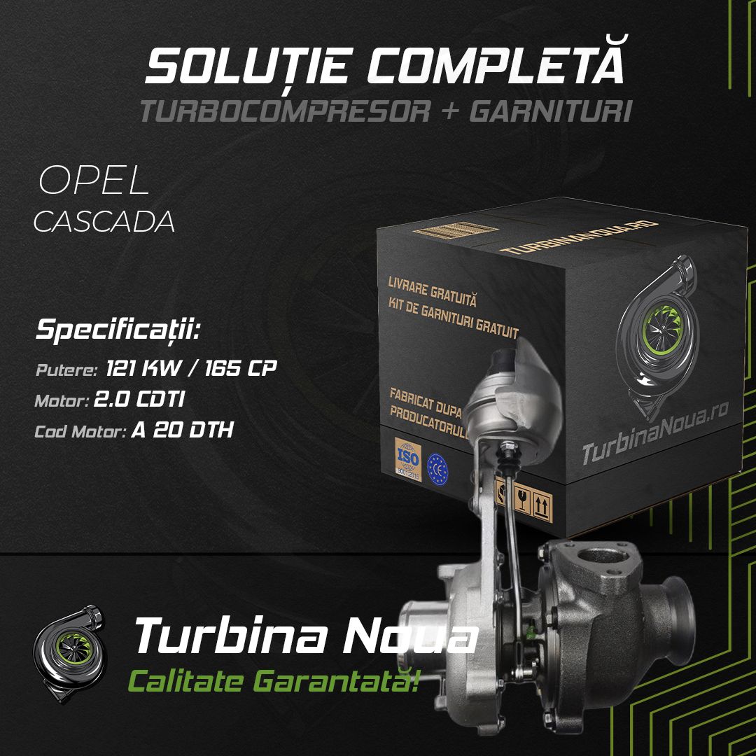 Turbina OPEL CASCADA 2.0 CDTI 121 KW / 165 CP Noua - Image 2