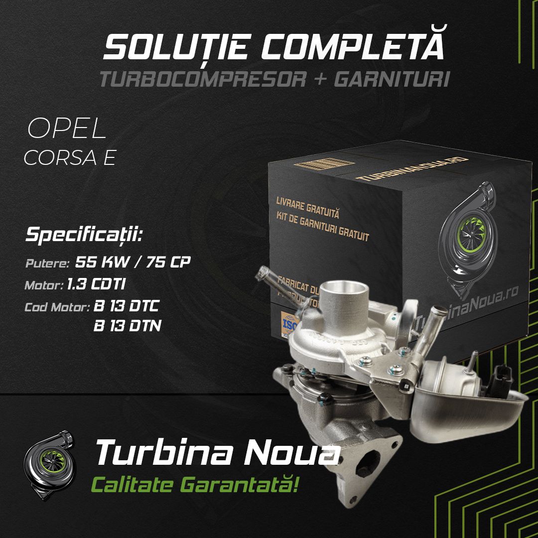 Turbina OPEL CORSA E 1.3 CDTI 55 KW / 75 CP Noua - Image 2