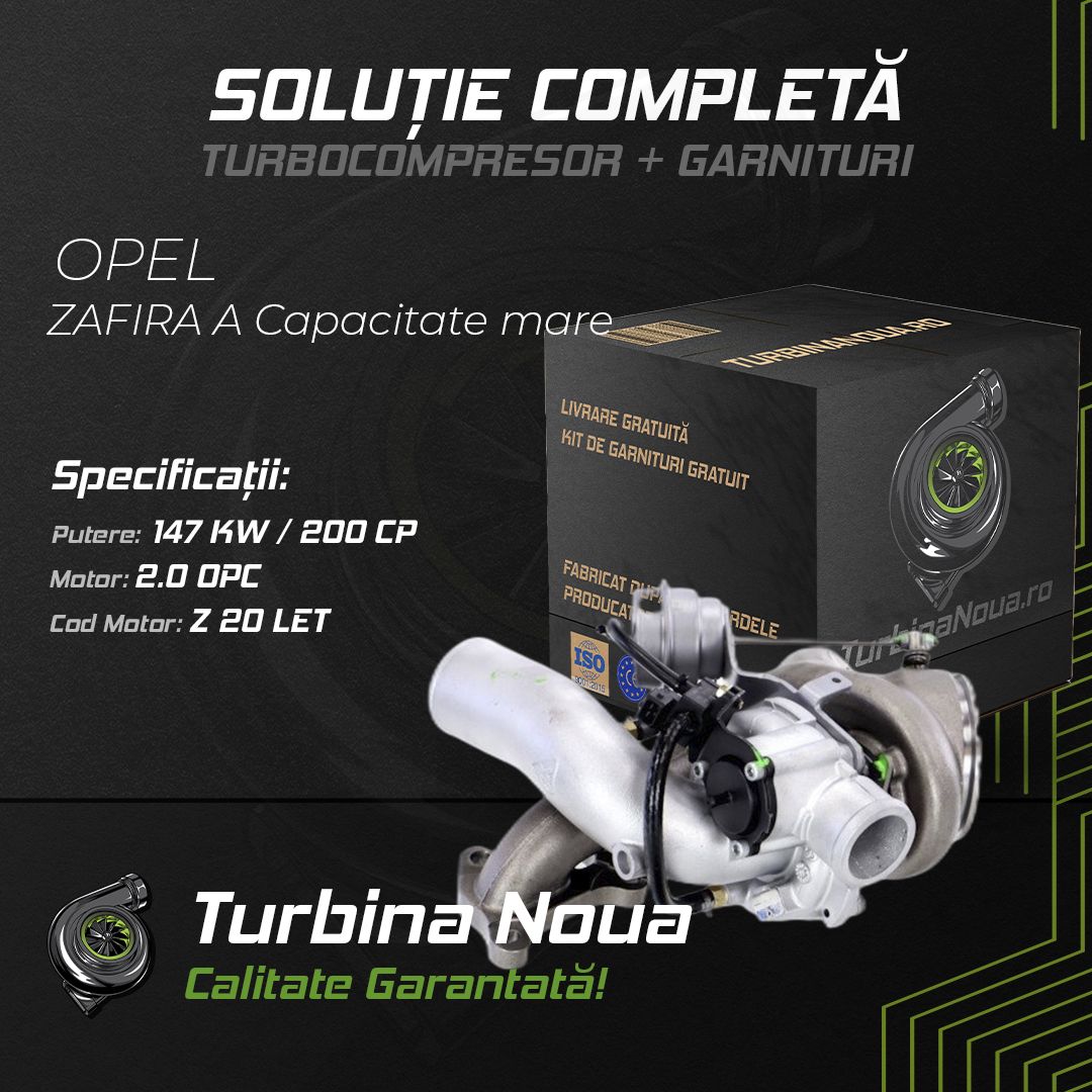 Turbina OPEL ZAFIRA A Capacitate mare 2.0 OPC 147 KW / 200 CP Noua - Image 2
