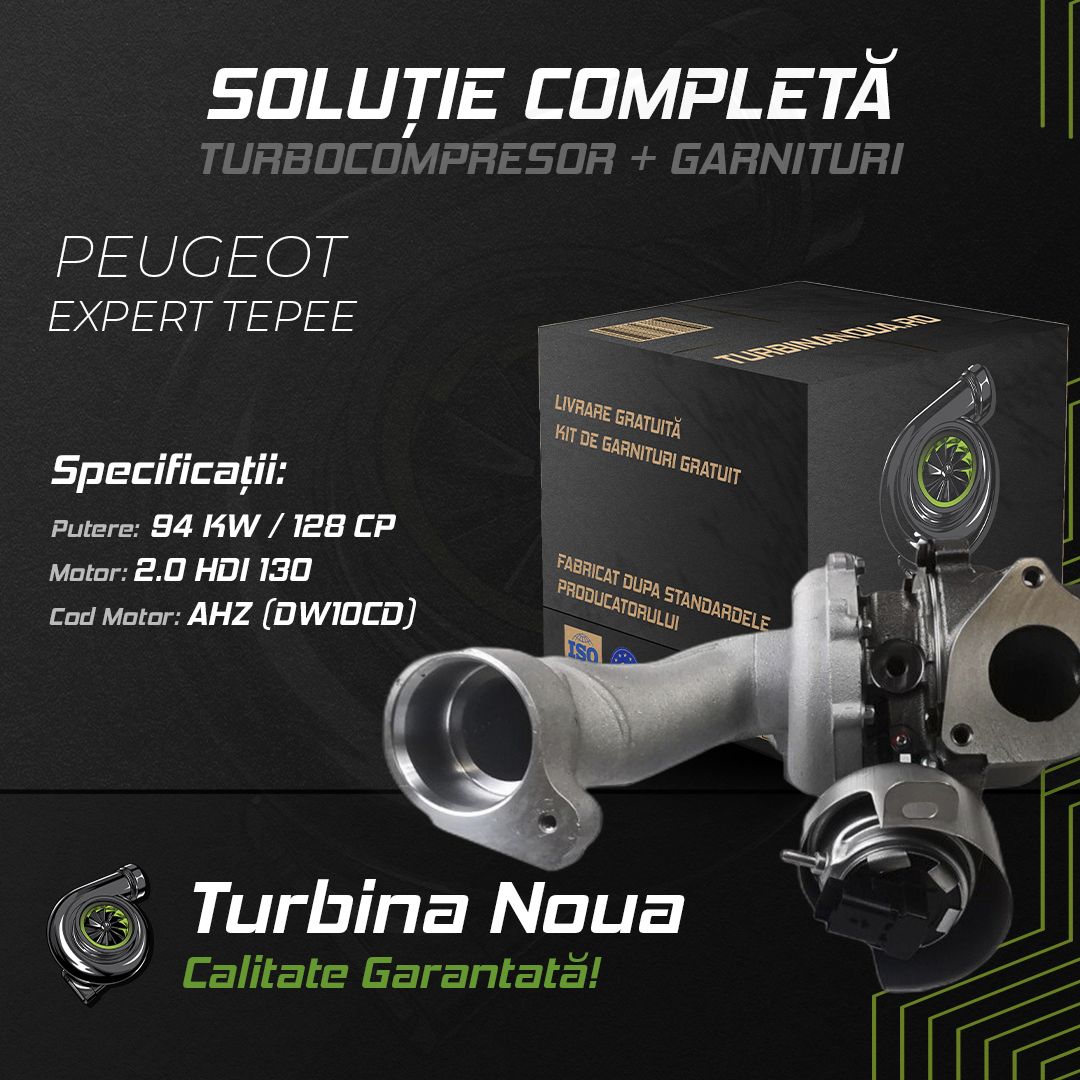 Turbina PEUGEOT EXPERT TEPEE 2.0 HDi 130 94 KW / 128 CP Noua - Image 2