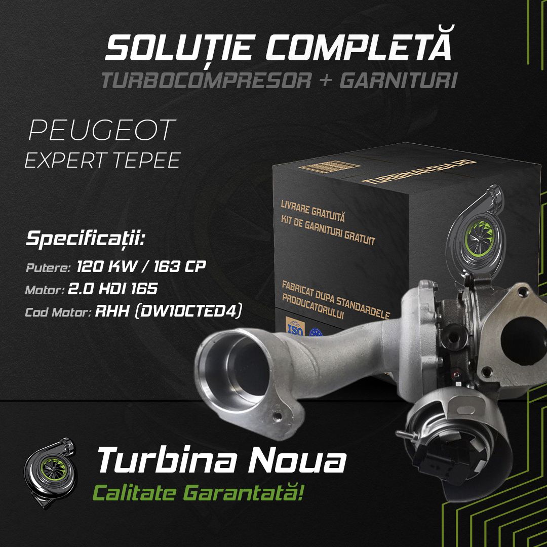 Turbina PEUGEOT EXPERT TEPEE 2.0 HDi 165 120 KW / 163 CP Noua - Image 2