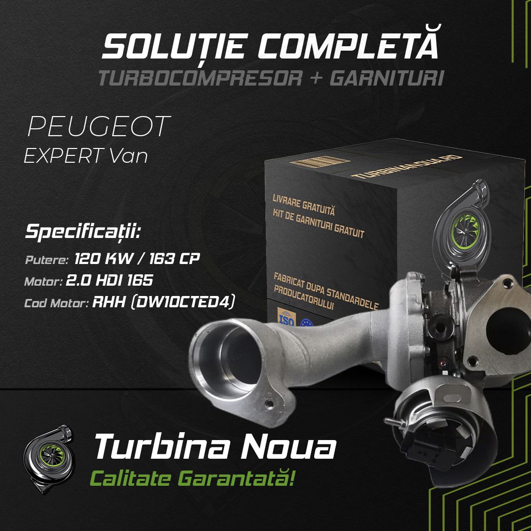 Turbina PEUGEOT EXPERT Van 2.0 HDi 165 120 KW / 163 CP Noua - Image 2