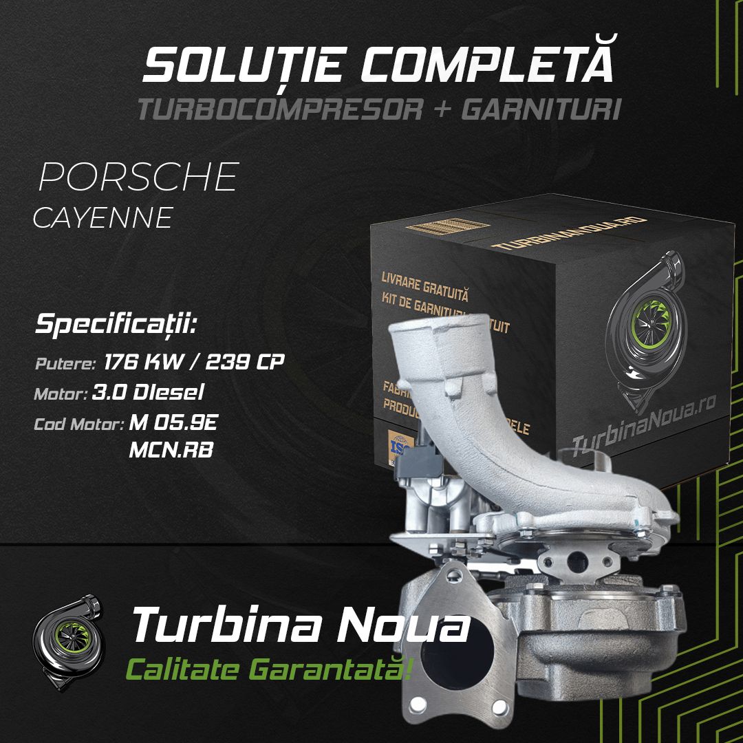 Turbina PORSCHE CAYENNE 3.0 Diesel 176 KW / 239 CP Noua - Image 2