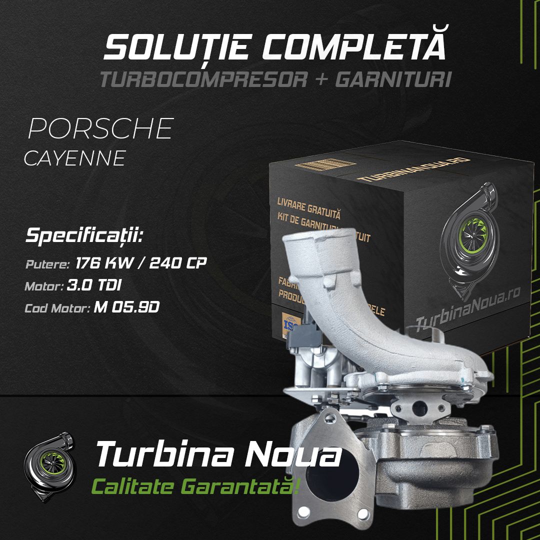 Turbina PORSCHE CAYENNE 3.0 TDI 176 KW / 240 CP Noua - Image 2