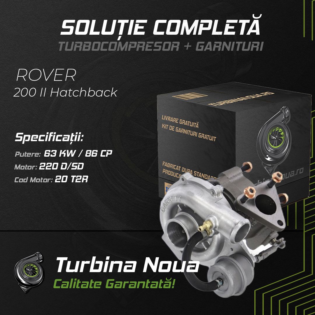 Turbina ROVER 200 II Hatchback 220 D/SD 63 KW / 86 CP Noua - Image 2