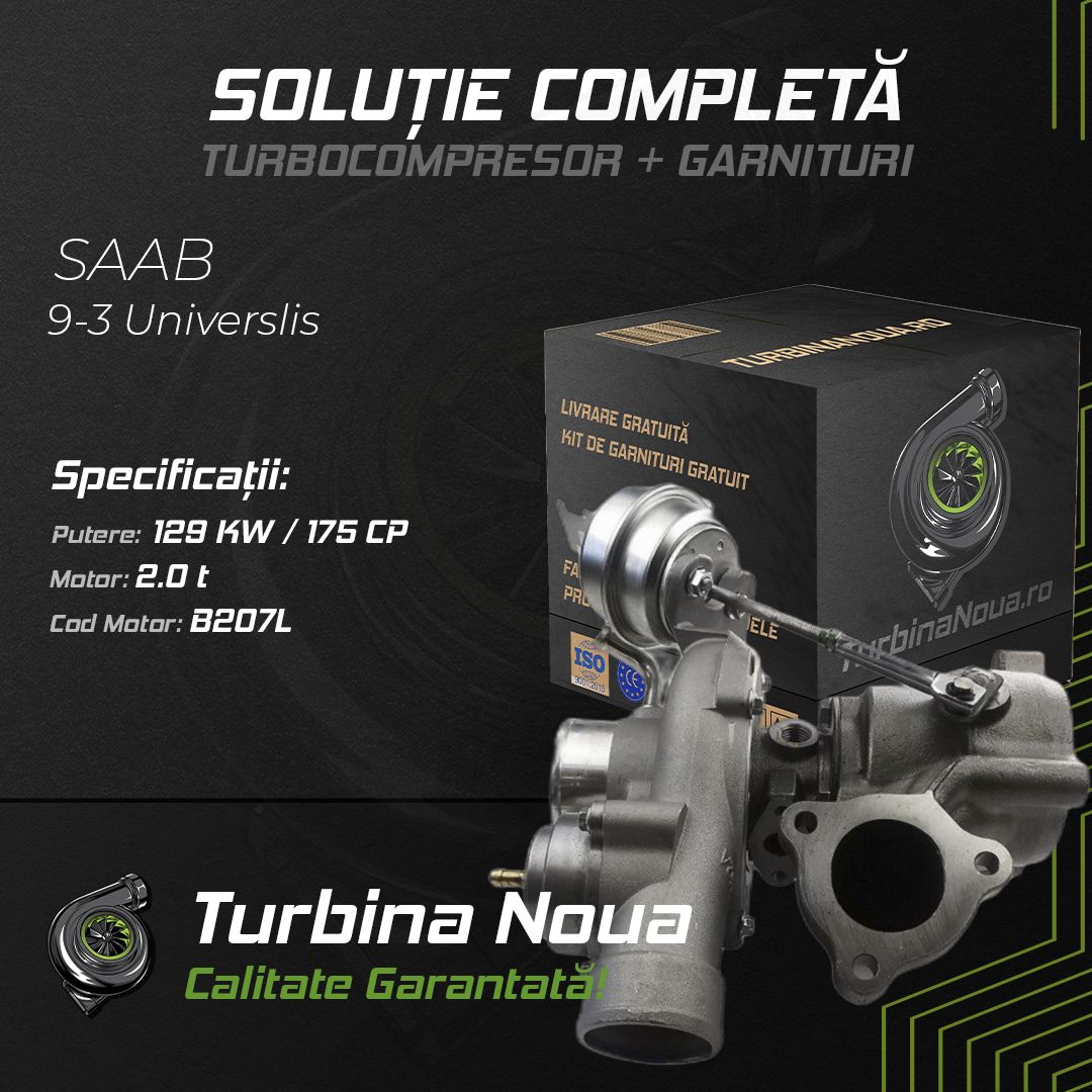 Turbina SAAB 9-3 Universlis 2.0 t 129 KW / 175 CP Noua - Image 2