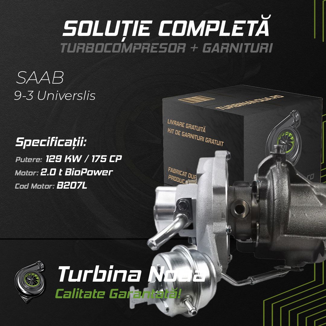 Turbina SAAB 9-3 Universlis 2.0 t BioPower 129 KW / 175 CP Noua - Image 2