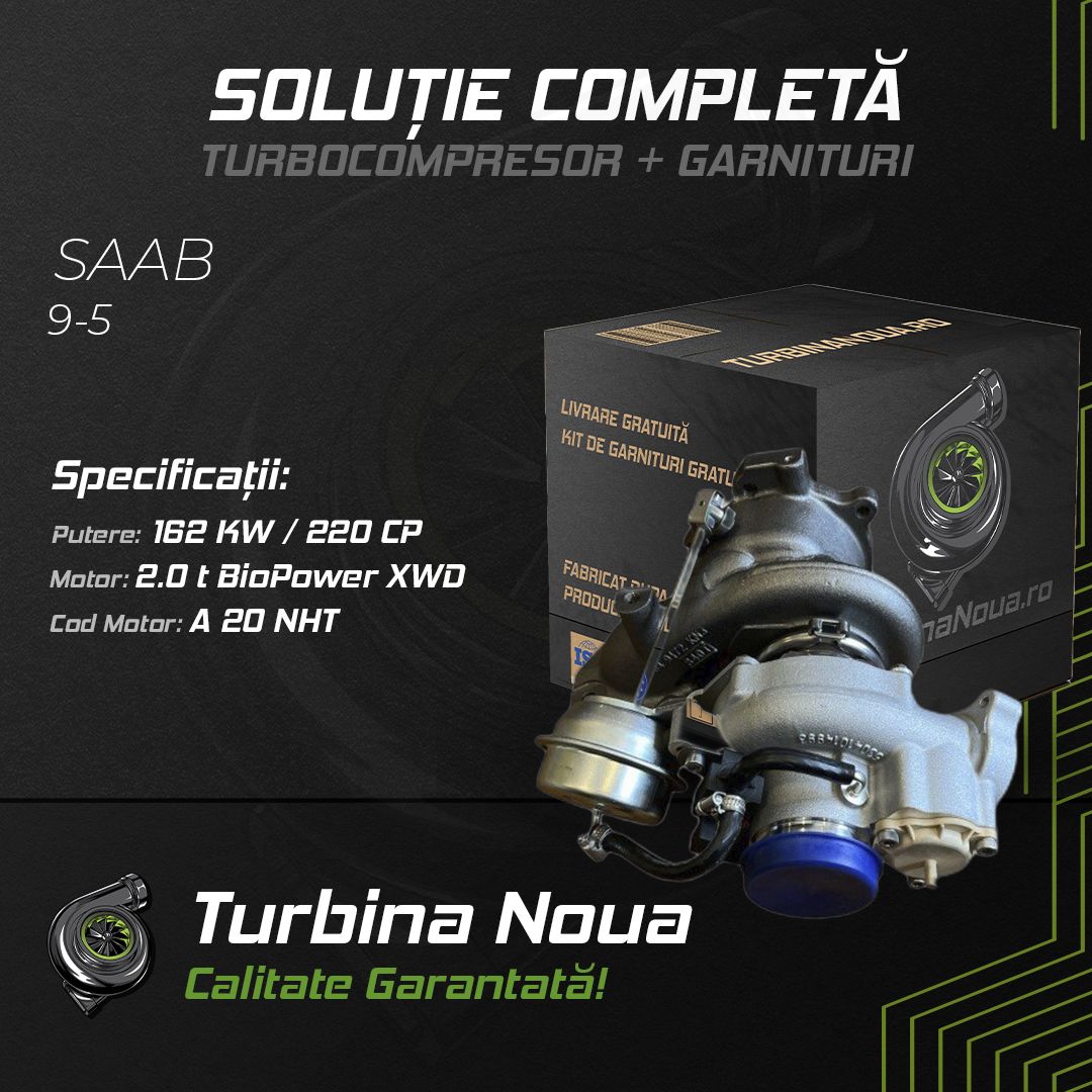 Turbina SAAB 9-5 2.0 t BioPower XWD 162 KW / 220 CP Noua - Image 2