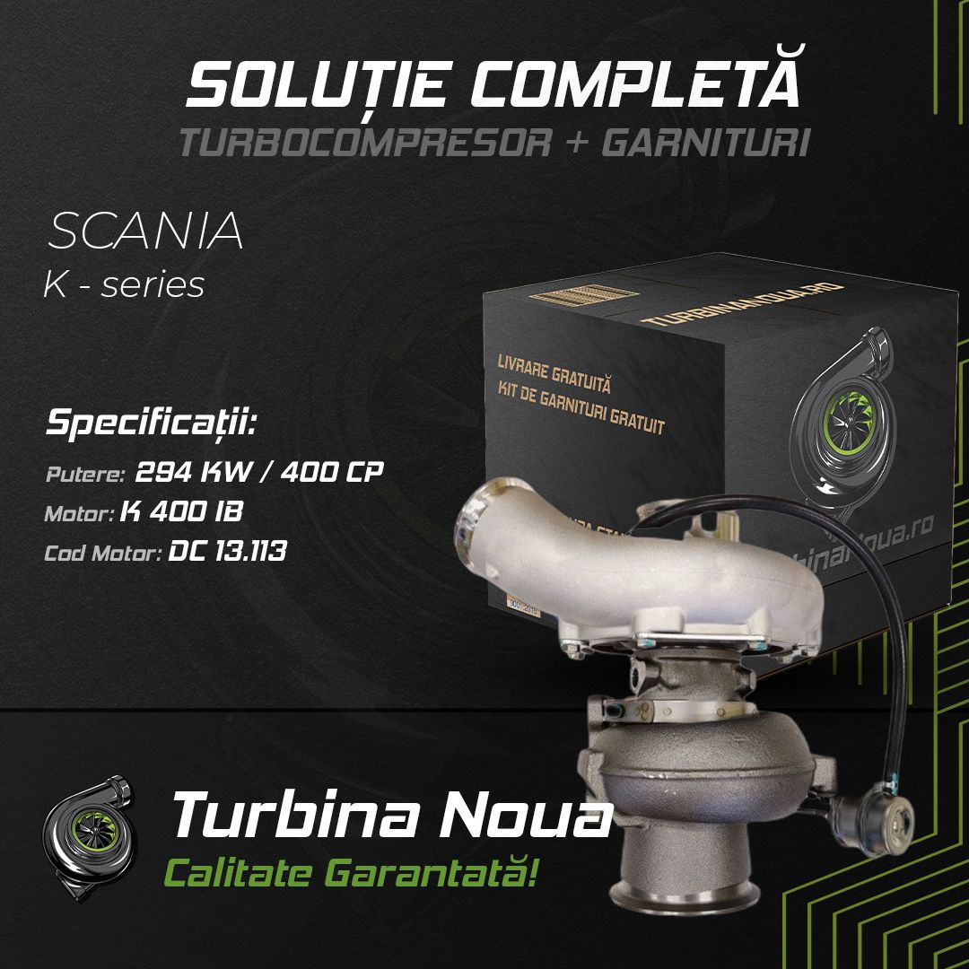 Turbina SCANIA K - series K 400 IB 294 KW / 400 CP Noua - Image 2