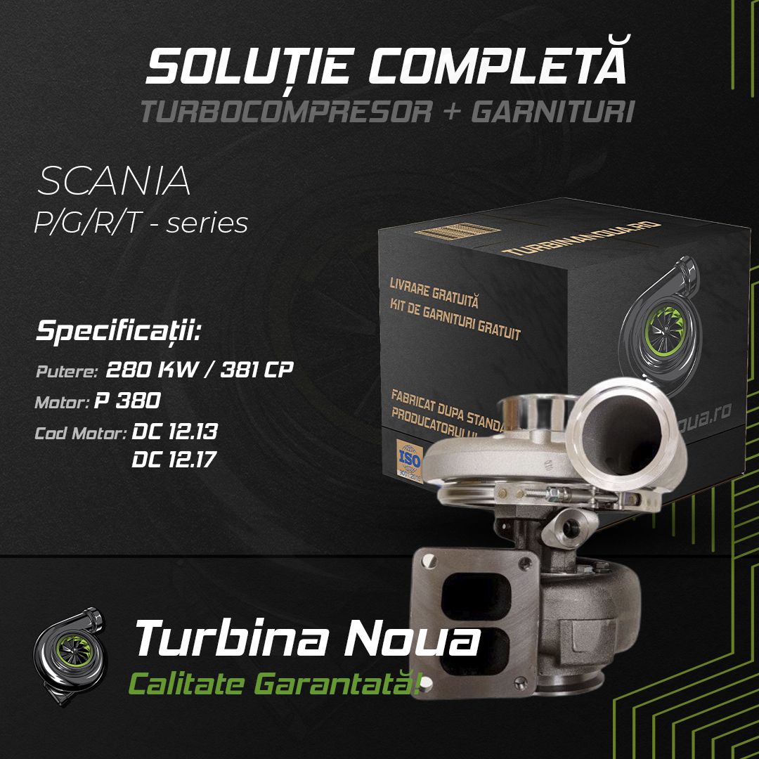Turbina SCANIA P;G;R;T - series P 380 280 KW / 381 CP Noua - Image 2