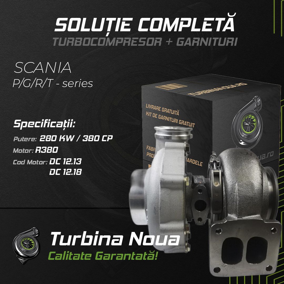 Turbina SCANIA P;G;R;T - series R380 280 KW / 380 CP Noua - Image 2