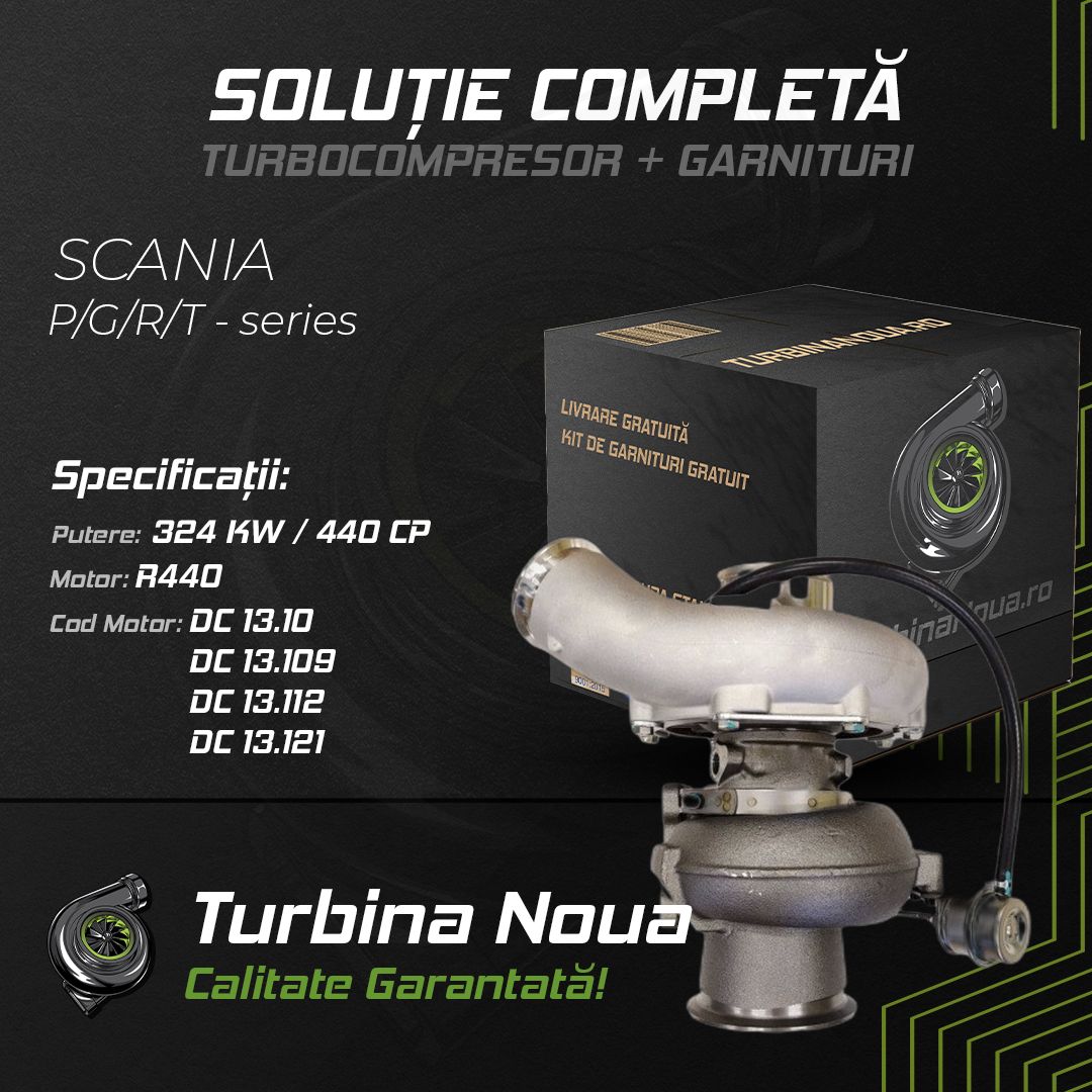 Turbina SCANIA P;G;R;T - series R440 324 KW / 440 CP Noua - Image 2