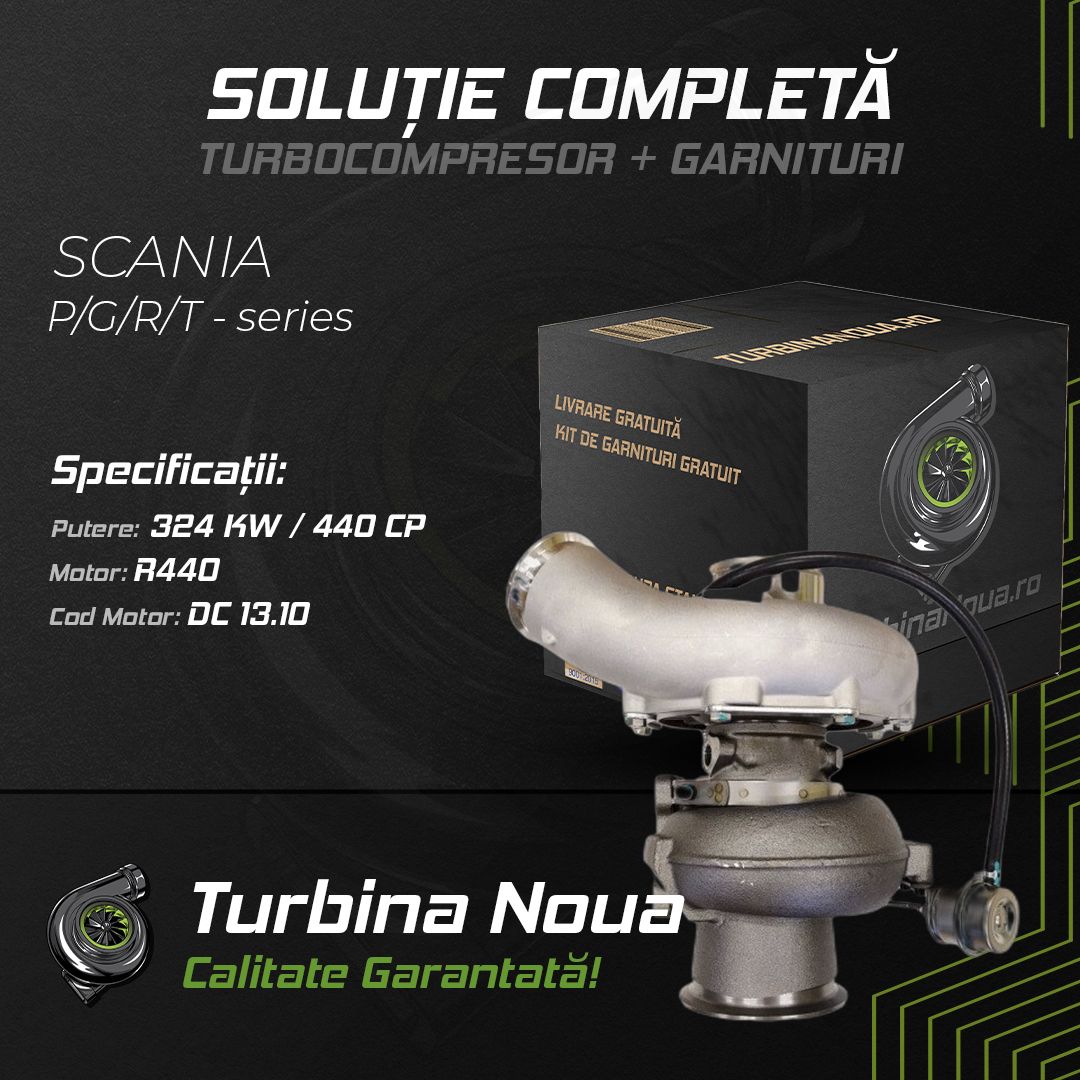 Turbina SCANIA P;G;R;T - series R440 324 KW / 440 CP Noua - Image 2