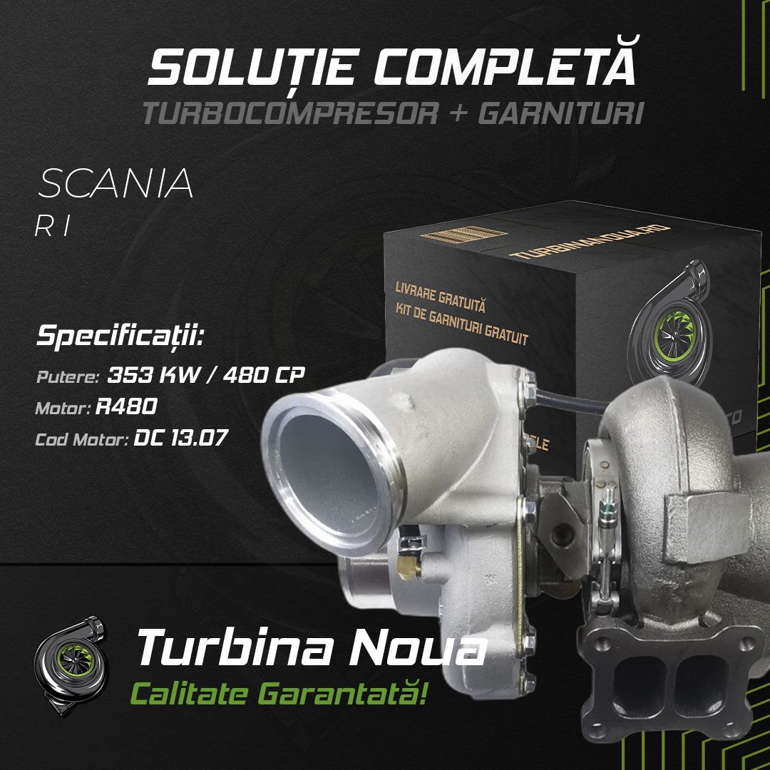 Turbina SCANIA R I R480 353 KW / 480 CP Noua - Image 2
