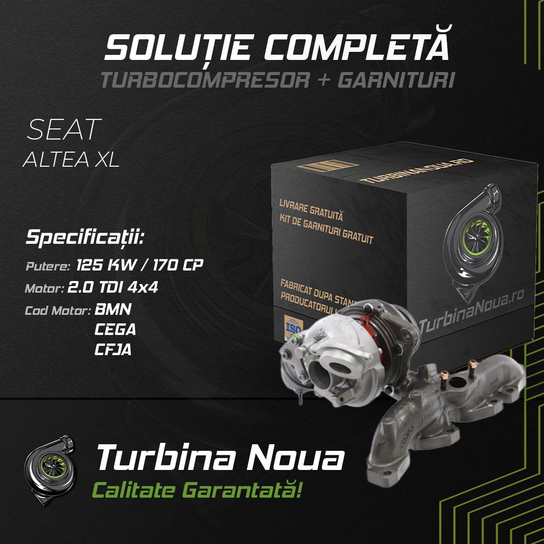 Turbina SEAT ALTEA XL 2.0 TDI 4x4 125 KW / 170 CP Noua - Image 2