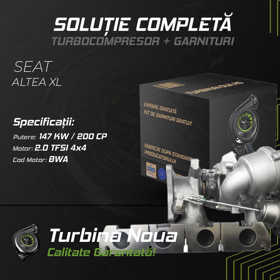 Turbina SEAT ALTEA XL 2.0 TFSI 4x4 147 KW / 200 CP Noua - Image 2