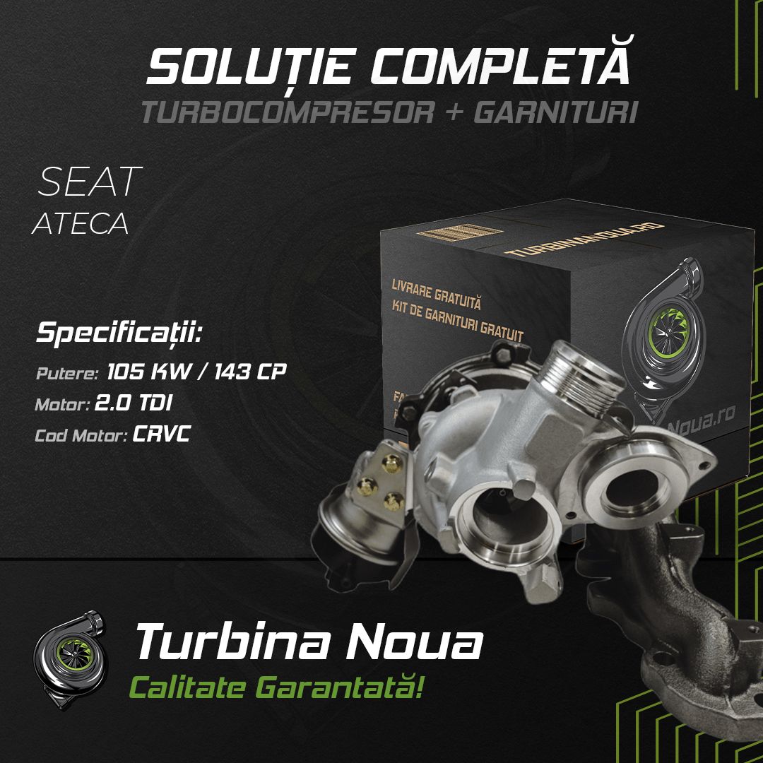 Turbina SEAT ATECA 2.0 TDI 105 KW / 143 CP Noua - Image 2