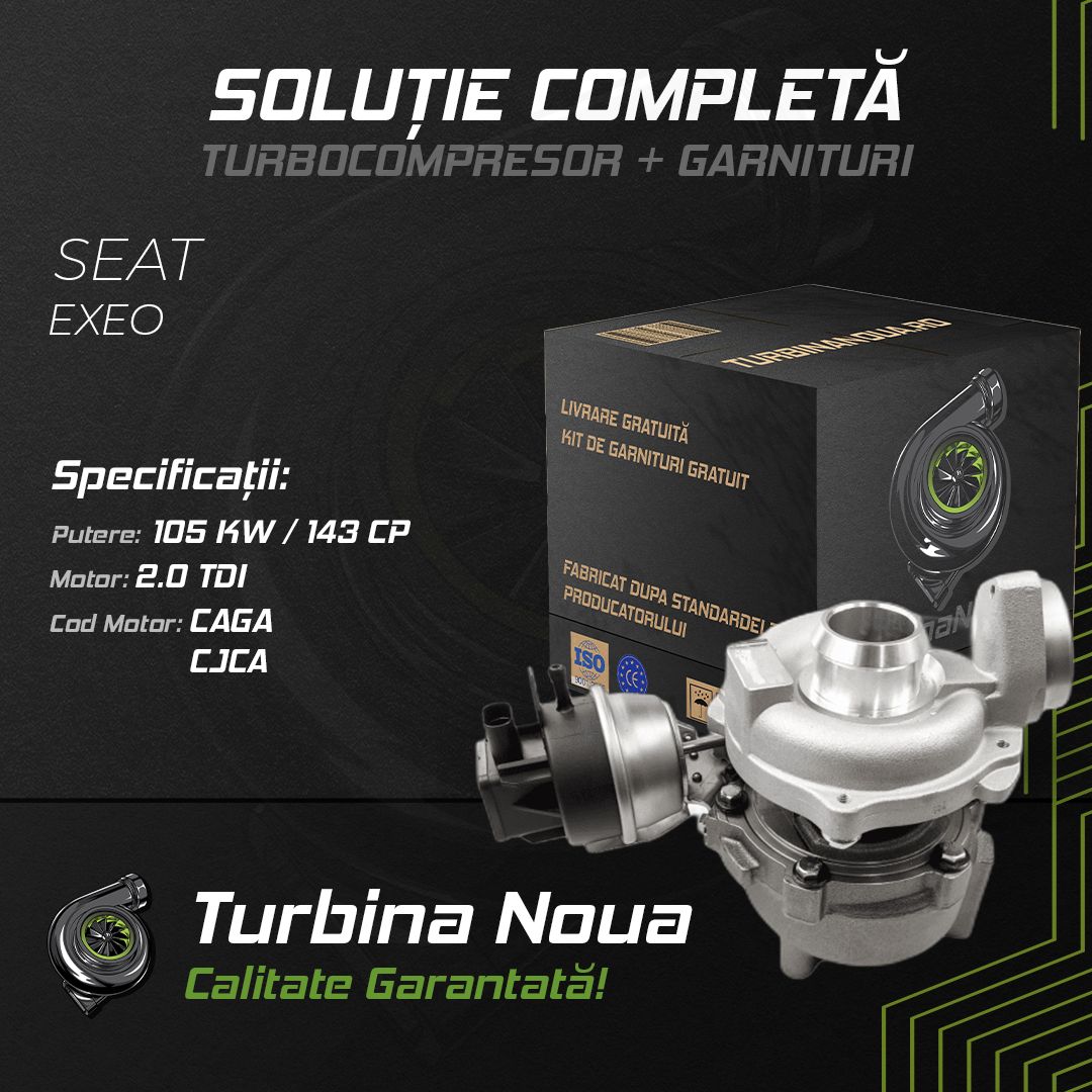 Turbina SEAT EXEO 2.0 TDI 105 KW / 143 CP Noua - Image 2